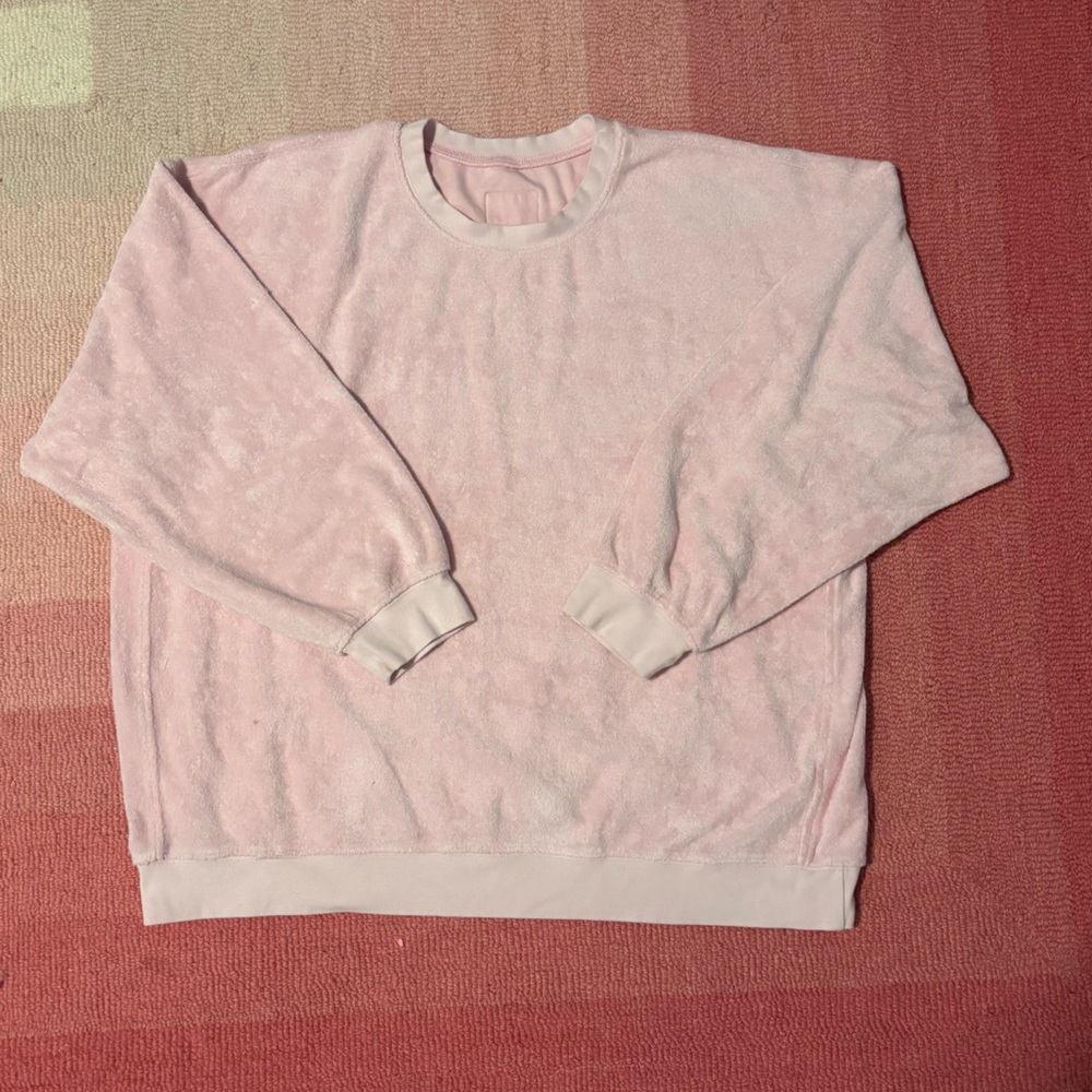 Daily Drills Light Pink Crew Neck Sweater